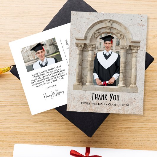 Triumfboog Afstudeer Dankkaart Briefkaart