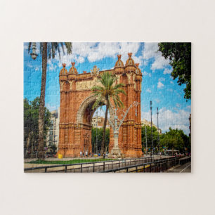 Triumfboog Barcelona. Legpuzzel