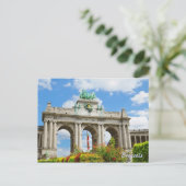Triumph Arch in Cinquantennaire Parc in Brussel Briefkaart (Staand voorkant)