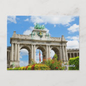 Triumph Arch in Cinquantennaire Parc in Brussel Briefkaart (Voorkant)