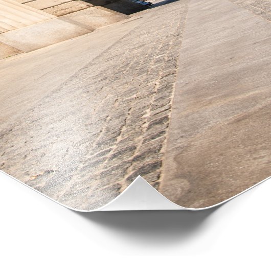 Triumph Arch in het centrum van Milaan Foto Afdruk (Hoek)