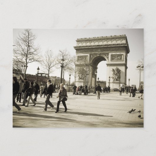 Triumph Arch Paris Briefkaart (Voorkant)