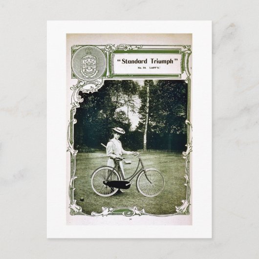 Triumph Cycles 1907 Lady's Standard No. 24 Briefkaart (Voorkant)