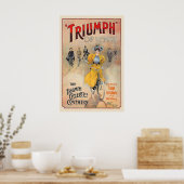 Triumph Cycles Coventry Vintage Advertising Poster (Keuken)
