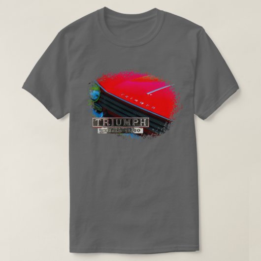 Triumph Herald 1360 klassieke Britse elementen uit T-shirt (Design voorkant)