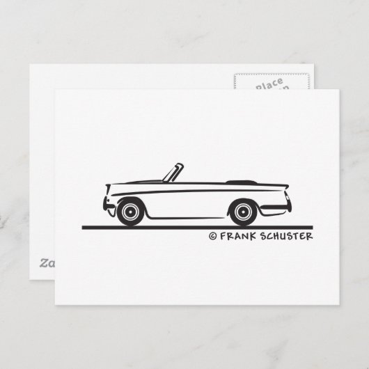 Triumph Herald Convertible 1961 Briefkaart (Voorkant / Achterkant)