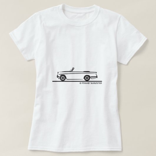 Triumph Herald Convertible 1961 T-shirt (Design voorkant)
