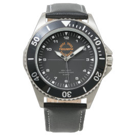 Triumph Laurel Wreath - Oranje - Divers Watch. Horloge