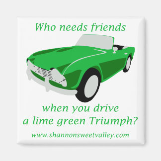 Triumph magneet vierkant