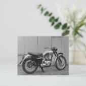 Triumph MC motorfiets  foto Briefkaart (Staand voorkant)