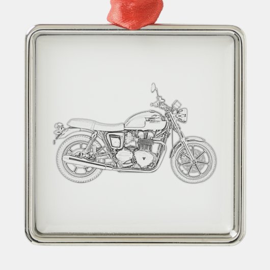 Triumph Metalen Ornament (Voorkant)