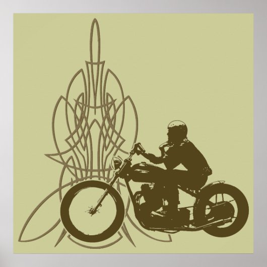 Triumph Riding Poster (Voorkant)