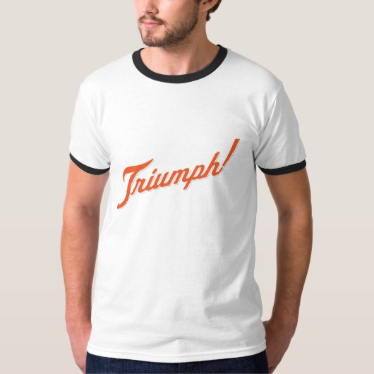 Triumph ringer T-shirt (Voorkant)