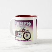 Triumph Speed Twin Tweekleurige Koffiemok (Voorkant links)