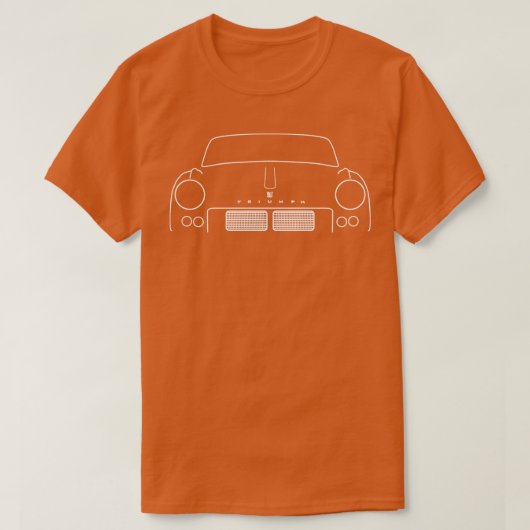 Triumph Spitfire 4 Mk I jaren 60 Britse klassiek w T-shirt (Design voorkant)