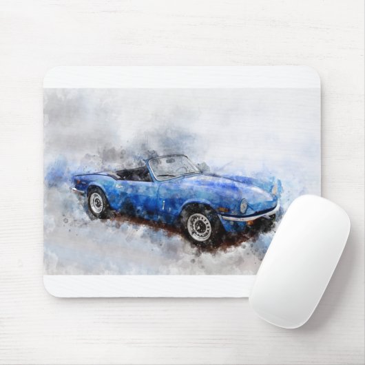 Triumph Spitfire Muismat (Met muis)