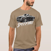 Triumph Spitfire Swash Ontwerpfamilie T-shirt (Voorkant)