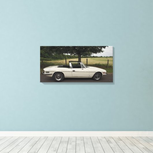 Triumph Stag Canvas Afdruk (Insitu (Houten vloer))