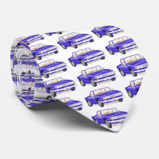 Triumph Stag Mannen stropdas, blauw Stropdas