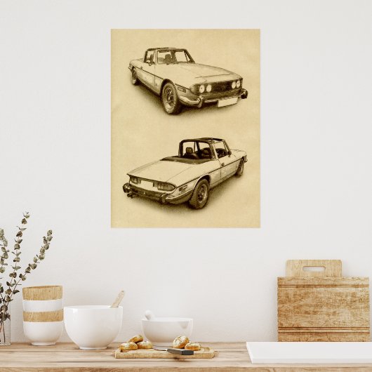 Triumph Stag Poster (Keuken)