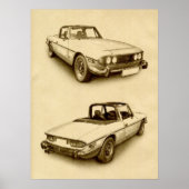 Triumph Stag Poster (Voorkant)