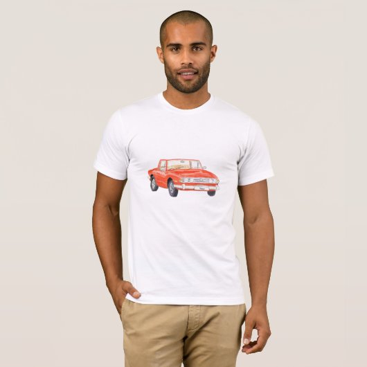 Triumph Stag T Shirt art aanpasbaar (Voorkant volledig)