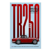 Triumph TR250 Perfect Poster (Voorkant)
