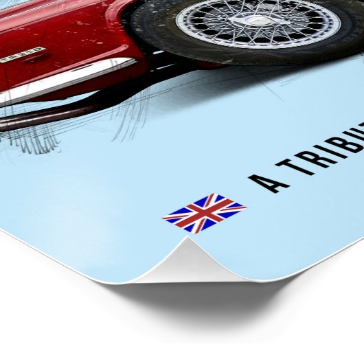 Triumph TR250 Perfect Poster (Hoek)