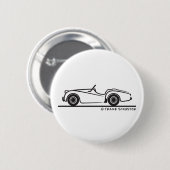 Triumph TR2 Ronde Button 5,7 Cm (Voorkant /achterkant)