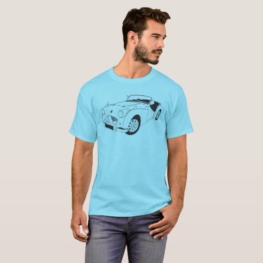 Triumph TR2 T-Shirt (Voorkant volledig)