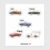 Triumph TR2 - TR6 Sticker (Vel)