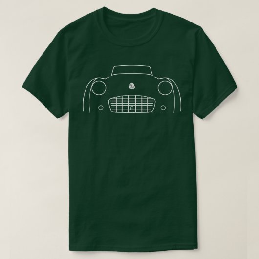 Triumph TR3 prefacelift klassieke jaren 1950 Brits T-shirt (Design voorkant)