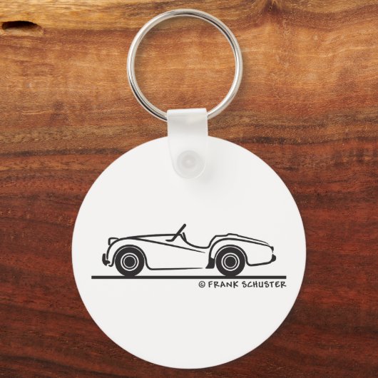 Triumph TR3 Sleutelhanger (Voorkant)
