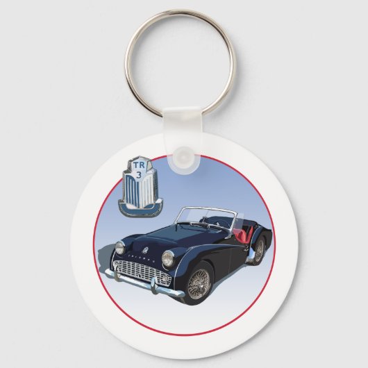 Triumph TR3 Sleutelhanger (Voorkant)