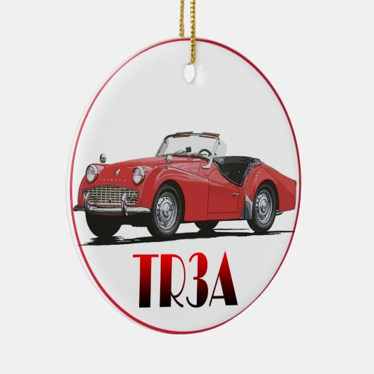 Triumph TR3A-Ornament Keramisch Ornament (Rechts)