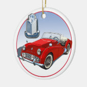 Triumph TR3B-Ornament Keramisch Ornament (Links)