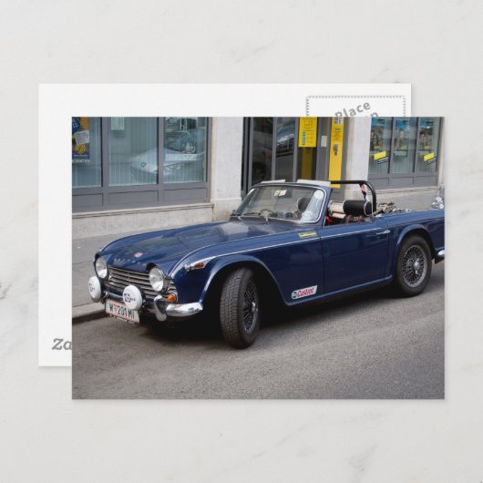Triumph TR4 A Briefkaart (Voorkant / Achterkant)