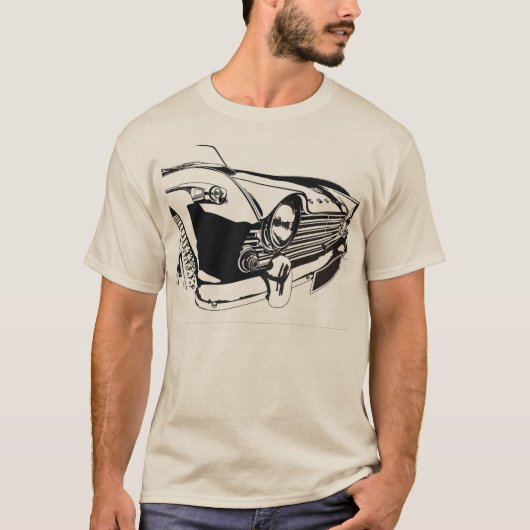 Triumph TR4 A Dynamic Car Hikingduck T-shirt (Voorkant)