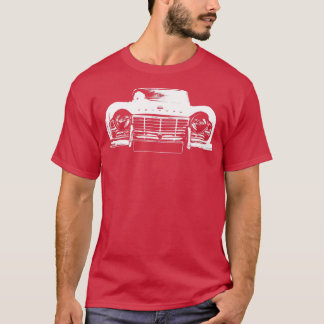 Triumph TR4 British classic car white Long Meve T-shirt