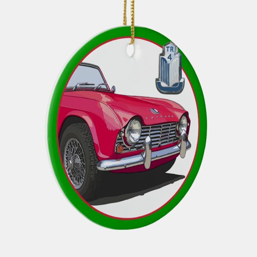 Triumph TR4-Ornament Keramisch Ornament (Rechts)