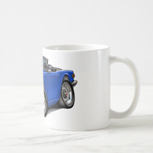 Triumph TR6 Blue Car Koffiemok