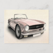 Triumph TR6 Briefkaart (Voorkant)