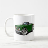 Triumph TR6 Green Car Koffiemok (Links)