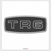 Triumph TR6 Grille Logo Sticker (Vel)