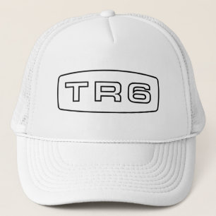 Triumph TR6 Logo (zwart) Trucker Pet