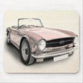 Triumph TR6 Muismat (Voorkant)