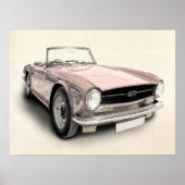 Triumph TR6 Poster (Voorkant)