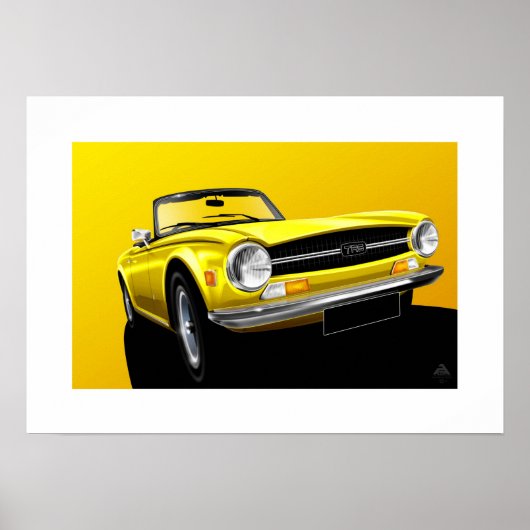 Triumph TR6 Poster (Voorkant)