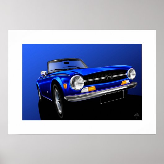 Triumph TR6 Poster (Voorkant)