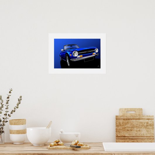 Triumph TR6 Poster (Keuken)